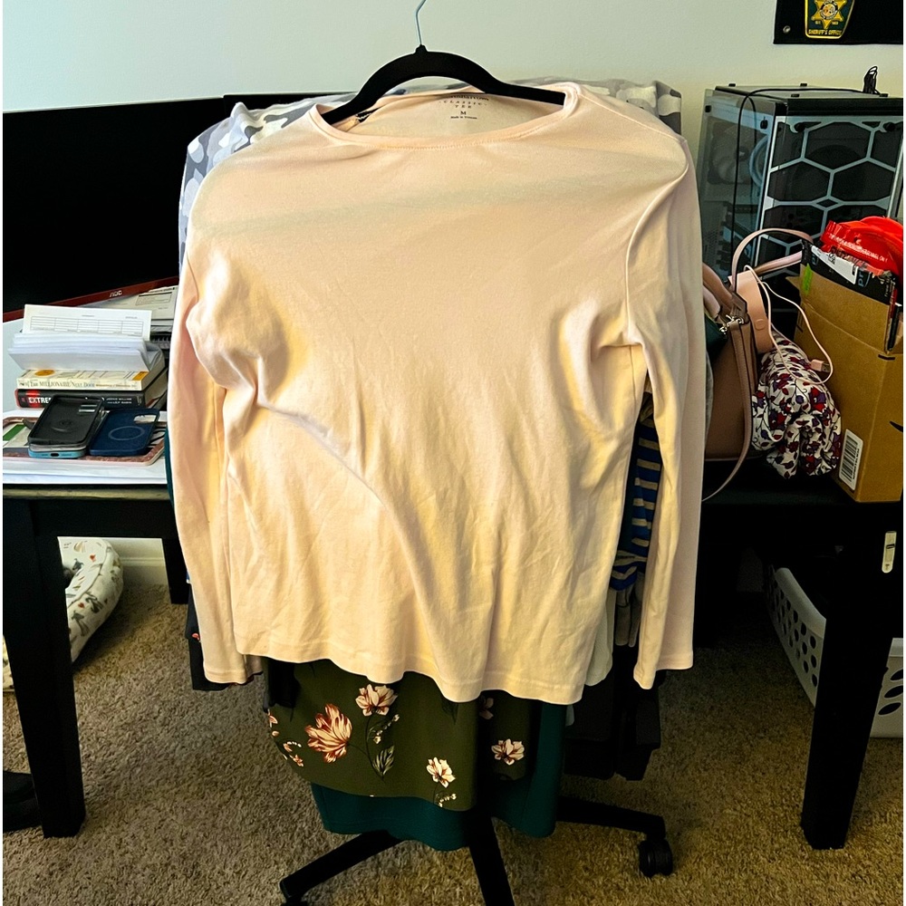 Pink long sleeve shirt from croft and borrow